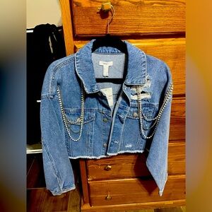 Jean Jacket with pearls